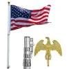 Yescom Telescopic Flagpole Kit With Eagle Pole Top Finial, Ball And Flag, 25' Flagpole 1 Yescom Telescopic Flagpole Kit With Eagle Pole Top Finial, Ball And Flag, 25' Flagpole -Mayne Store 005141910ca38886 3248 w800 h800 b1 p0