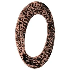 Mascot Hardware Hammered 6" Antique Copper House Number 0