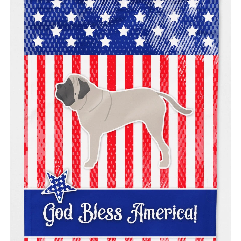 The-store USA Patriotic English Mastiff Flag Garden Size 4 The-store USA Patriotic English Mastiff Flag Garden Size - Image 2