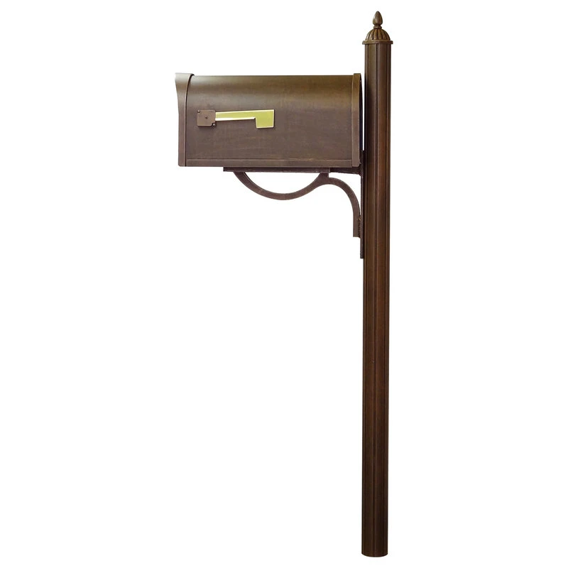 Special Lite Products Company Classic Curbside Mailbox With Richland Mailbox Post 6 Special Lite Products Company Classic Curbside Mailbox With Richland Mailbox Post - Image 4