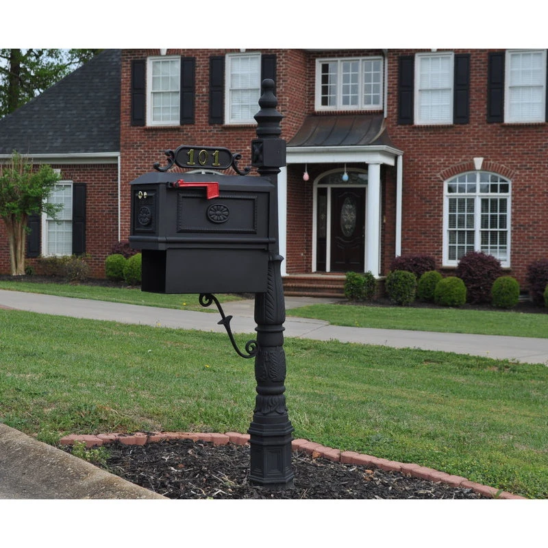 Better Box Mailboxes Better Box Decorative Mailbox With Paper Box, Black 4 Better Box Mailboxes Better Box Decorative Mailbox With Paper Box, Black - Image 2