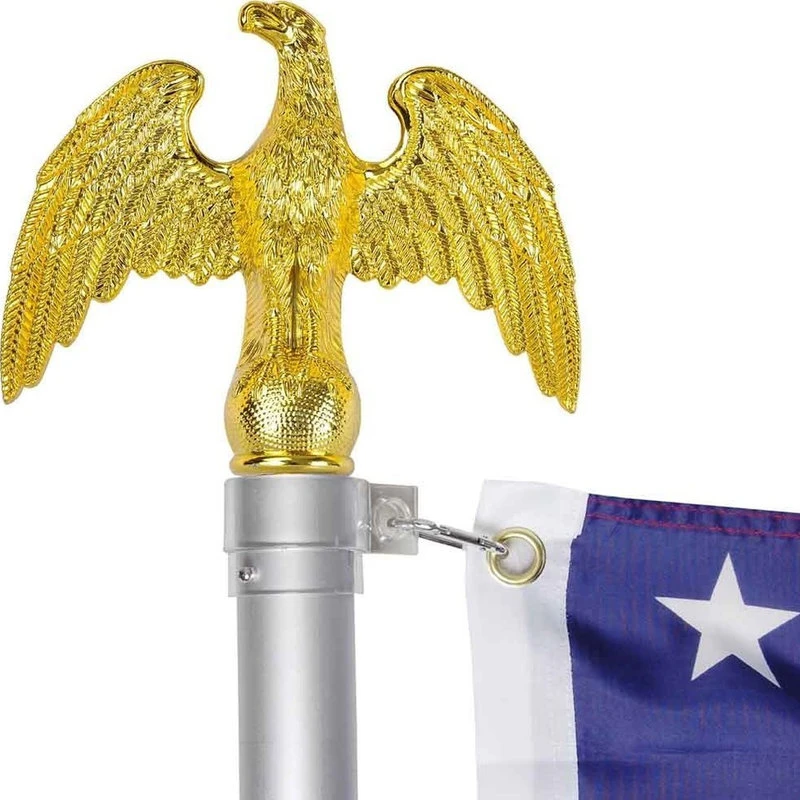 Yescom 7" Handcra'Ed Gold Eagle Finial Top 5 Yescom 7" Handcra'Ed Gold Eagle Finial Top - Image 3