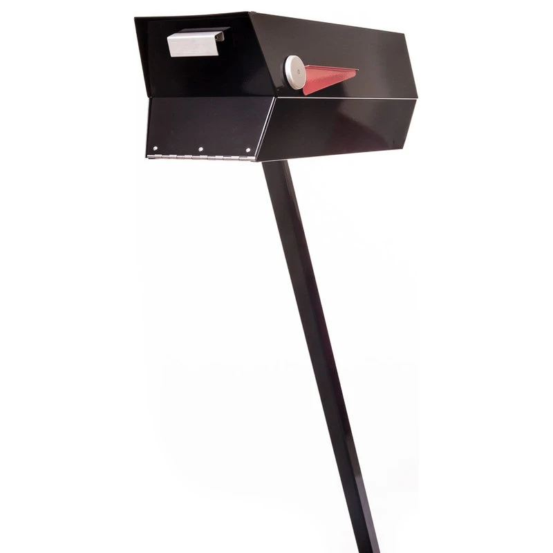 Modbox USA, Inc. ModboxUSA Mid-Century Modern Curbside Mailbox | One Color, Black 4 Modbox USA, Inc. ModboxUSA Mid-Century Modern Curbside Mailbox | One Color, Black - Image 2