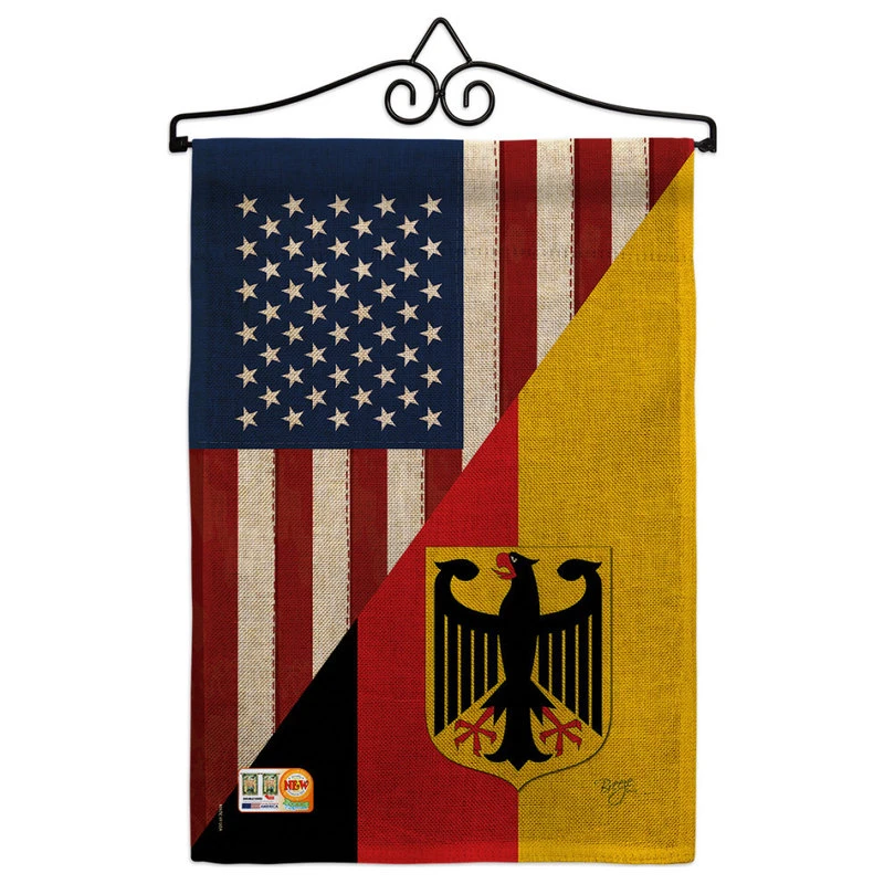 Breeze Decor US German Friendship Flags Of The World US Friendship Garden Flag Set 3 Breeze Decor US German Friendship Flags Of The World US Friendship Garden Flag Set