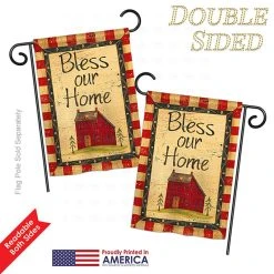 Breeze Decor Bless Our Home Inspirational, Everyday Garden Flag 13"x18.5" 8 Breeze Decor Bless Our Home Inspirational, Everyday Garden Flag 13"x18.5" -Mayne Store 123161a60c34e41c 5610 w800 h800 b1 p0