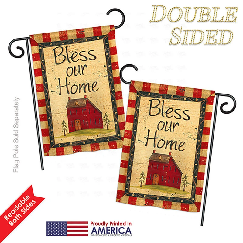 Breeze Decor Bless Our Home Inspirational, Everyday Garden Flag 13"x18.5" 5 Breeze Decor Bless Our Home Inspirational, Everyday Garden Flag 13"x18.5" - Image 3