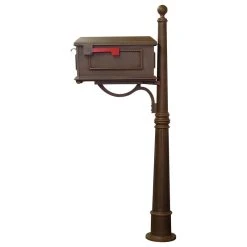 Special Lite Products Company Traditional Curbside Mailbox With Ashland Mailbox Post Unit, Copper 11 Special Lite Products Company Traditional Curbside Mailbox With Ashland Mailbox Post Unit, Copper -Mayne Store 158100100e0f45f5 0550 w800 h800 b1 p0
