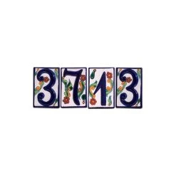 Fine Crafts & Imports Colonial Talavera Ceramic House Number Five 7 Fine Crafts & Imports Colonial Talavera Ceramic House Number Five -Mayne Store 18819ac5069ec8ca 1793 w800 h800 b0 p0