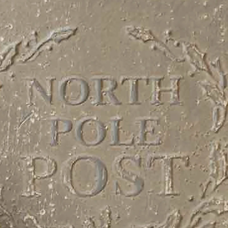 Park Hill Collection North Pole Letter Box, Gray 4 Park Hill Collection North Pole Letter Box, Gray - Image 2