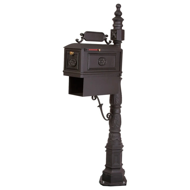 Better Box Mailboxes Better Box Decorative Mailbox With Paper Box, Black 3 Better Box Mailboxes Better Box Decorative Mailbox With Paper Box, Black