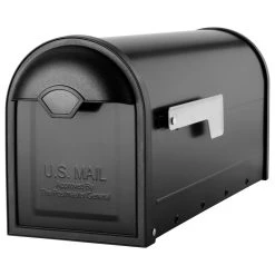 Architectural Mailboxes 8830-10 Winston Post Mount Mailbox - Black 10 Architectural Mailboxes 8830-10 Winston Post Mount Mailbox - Black -Mayne Store 23d182060e93bd14 2052 w800 h800 b1 p0