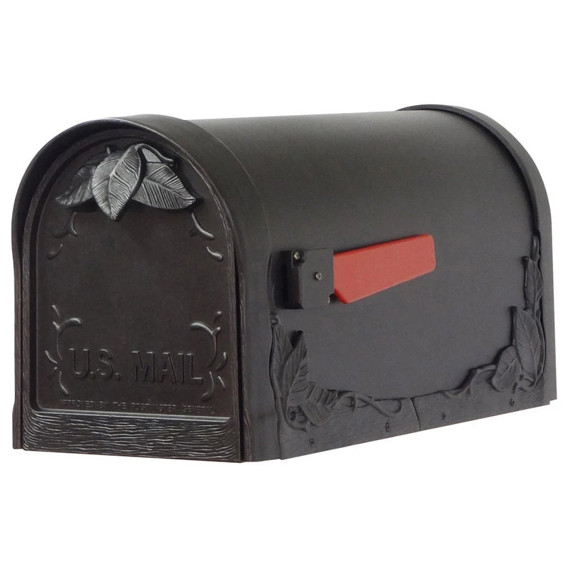 Special Lite Products Company Floral Curbside Mailbox, Black 3 Special Lite Products Company Floral Curbside Mailbox, Black