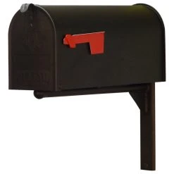 Special Lite Products Company Standard Steel Mailbox With Ashley Front Single Mailbox Mounting Bracket