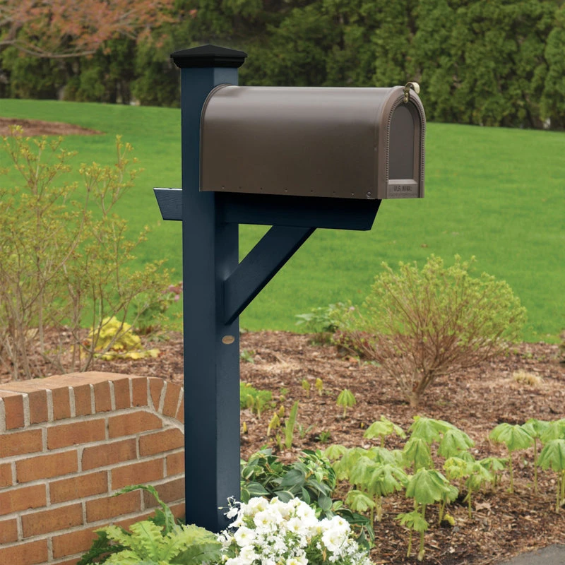 Highwood Hazleton Mailbox Post, Federal Blue 4 Highwood Hazleton Mailbox Post, Federal Blue - Image 2