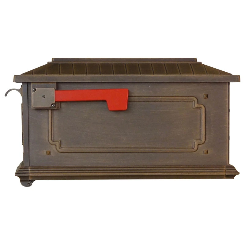 Special Lite Products Company Kingston Curbside Mailbox, Copper 7 Special Lite Products Company Kingston Curbside Mailbox, Copper - Image 5