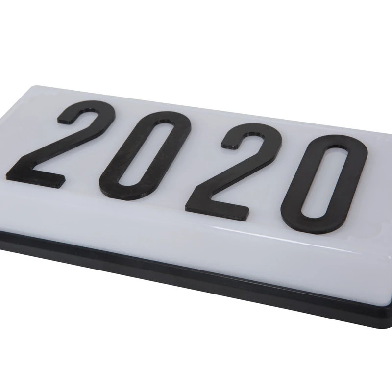 YHD 2-Light Low-Voltage White Outdoor Wall Mount Address Light 3 YHD 2-Light Low-Voltage White Outdoor Wall Mount Address Light - Image 2