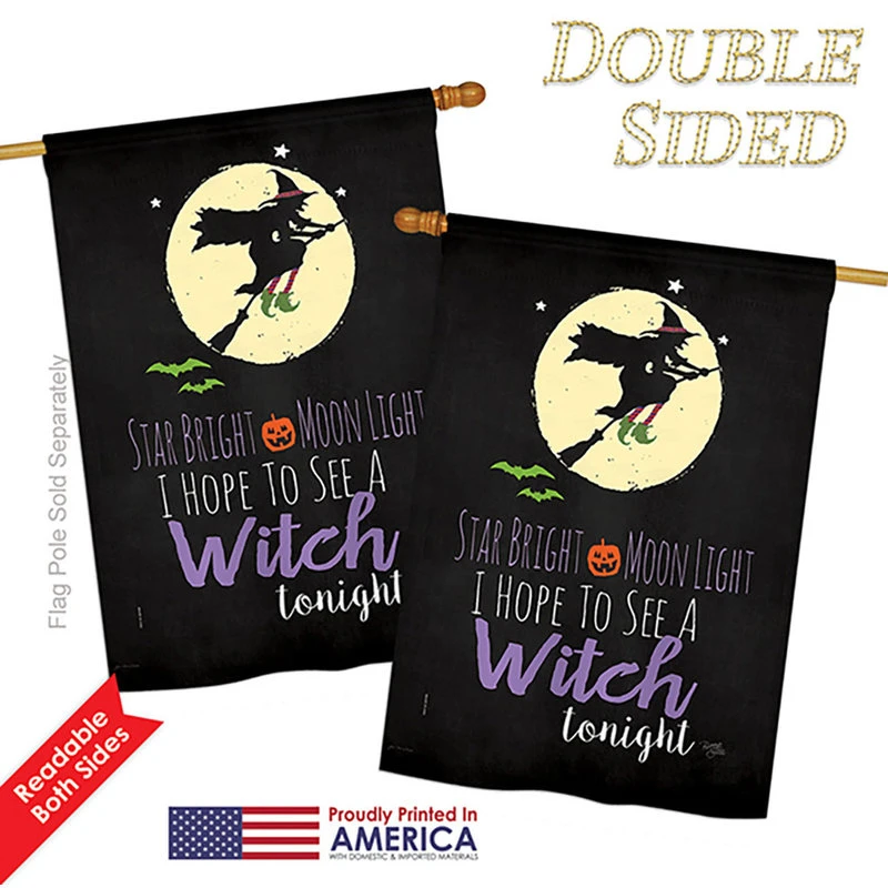 Breeze Decor Star Bright Halloween Vertical Garden Double Sided Flag, 28"x40" 5 Breeze Decor Star Bright Halloween Vertical Garden Double Sided Flag, 28"x40" - Image 3