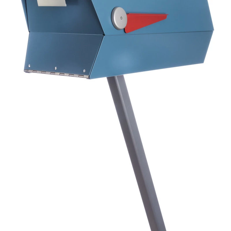 Modbox USA, Inc. ModboxUSA Mid-Century Modern Curbside Mailbox | One Color, Satin Pearl Blue 5 Modbox USA, Inc. ModboxUSA Mid-Century Modern Curbside Mailbox | One Color, Satin Pearl Blue - Image 3
