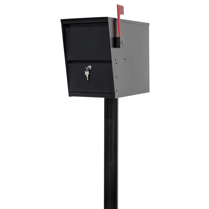 QualArc Lettersentry Locking Mailbox With Direct Buriel Steel Post 3 QualArc Lettersentry Locking Mailbox With Direct Buriel Steel Post