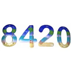 Tropical Beach House Numbers Haitian Metal Art Number 4 5 Tropical Beach House Numbers Haitian Metal Art Number 4 -Mayne Store 341171b80a1cdf34 7442 w800 h800 b1 p0
