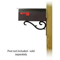 Special Lite Products Company Standard Steel Mailbox With Sorrento Front Single Mailbox Mounting Bracket -Mayne Store 3451c5930b8fddb9 8208 w800 h800 b1 p0