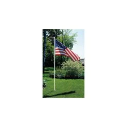 Markers, Inc. 10' Flag Pole Kit With 3'x5' American Flag -Mayne Store 37411b2006e70a5c 0757 w800 h800 b0 p0
