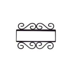Fine Crafts & Imports Wrought Iron House Number Frame Hacienda 5