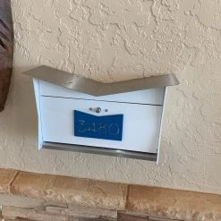 Tibor Inc / Tedstuff ButterFly Box: Contemporary, Modern, Wall-Mounted Mailbox In White And Aqua 9 Tibor Inc / Tedstuff ButterFly Box: Contemporary, Modern, Wall-Mounted Mailbox In White And Aqua -Mayne Store 3bb19bdc0d30fa97 1327 w800 h800 b0 p0