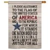 Breeze Decor Pledge Of Allegiance Americana, Everyday House Flag 28"x40" 2 Breeze Decor Pledge Of Allegiance Americana, Everyday House Flag 28"x40" -Mayne Store 3e719f3a0c34e874 5784 w800 h800 b1 p0