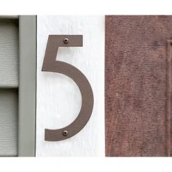 Majestic Mfg 6" Nobel Aluminum Numbers, Bronze, #7 9 Majestic Mfg 6" Nobel Aluminum Numbers, Bronze, #7 -Mayne Store 3fa1e1a30798f953 0326 w800 h800 b0 p0