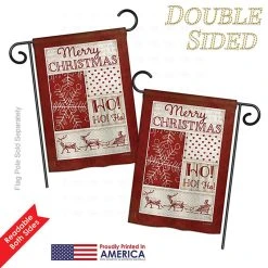 Breeze Decor Ho Ho Ho Red Collage Winter, Seasonal Garden Flag 13"x18.5" 8 Breeze Decor Ho Ho Ho Red Collage Winter, Seasonal Garden Flag 13"x18.5" -Mayne Store 3fb1863b0c34e711 5185 w800 h800 b1 p0