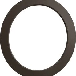 Moderndwellnumbers Modern Font House Number, Bronze, 6", Number 0, Modern Font