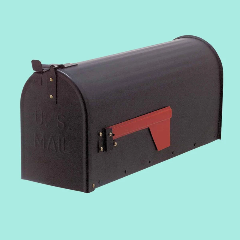 Renovators Supply Manufacturing "MAIL" Black Rural Mailbox Solid Brass | 4 Renovators Supply Manufacturing "MAIL" Black Rural Mailbox Solid Brass | - Image 2