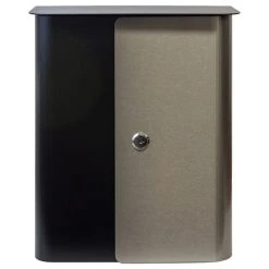 Qualarc/Winfield Vista Locking Mailbox, Black/Gray