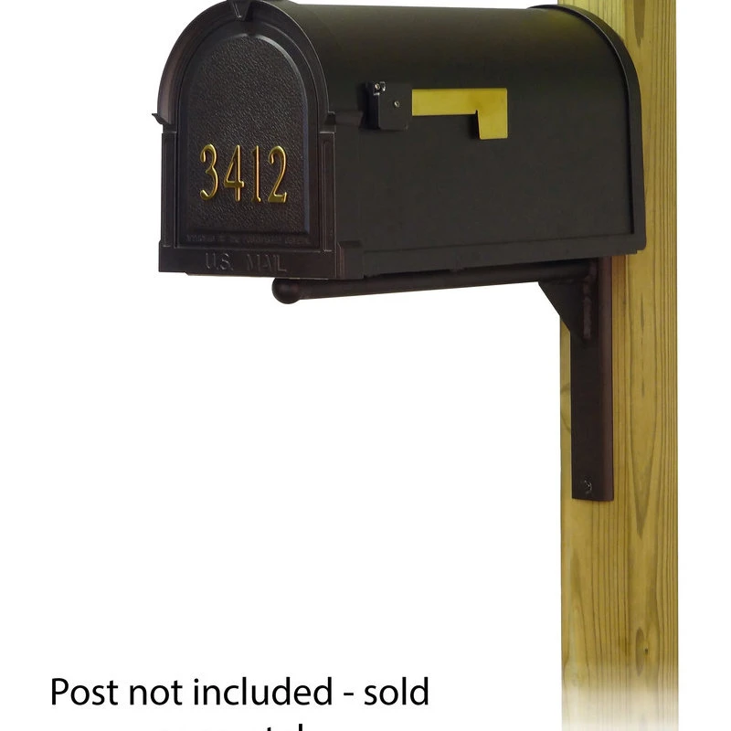 Special Lite Products Company Berkshire Mailbox With Front Address Numbers & Ashley Mailbox Mounting Bracket 4 Special Lite Products Company Berkshire Mailbox With Front Address Numbers & Ashley Mailbox Mounting Bracket - Image 2