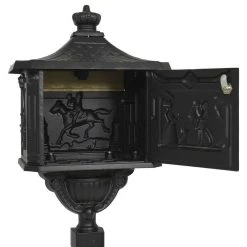 AffordableVariety Vertical Aluminum Postal Security Mailbox Heavy Duty - Black 8 AffordableVariety Vertical Aluminum Postal Security Mailbox Heavy Duty - Black -Mayne Store 4c41ef5f0becc478 7588 w800 h800 b1 p0