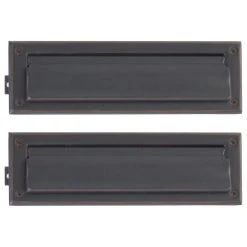 BRASS Accents, Inc. Mail Slot 3-5/8"x13", Venetian Bronze