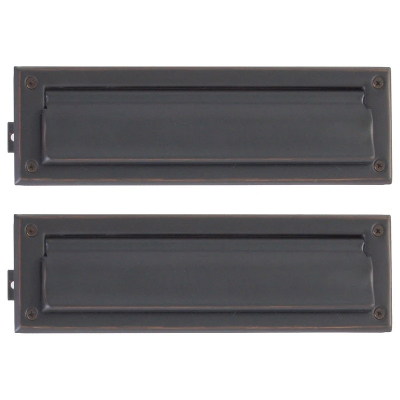 BRASS Accents, Inc. Mail Slot 3-5/8"x13", Venetian Bronze 3 BRASS Accents, Inc. Mail Slot 3-5/8"x13", Venetian Bronze