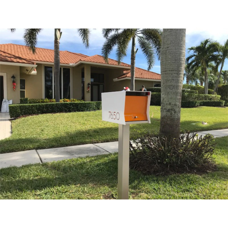 TedStuff The RetroBox With Locking Doors. Modern Pole Mounted Mailbox, Pole Not Included. 6 TedStuff The RetroBox With Locking Doors. Modern Pole Mounted Mailbox, Pole Not Included. - Image 4