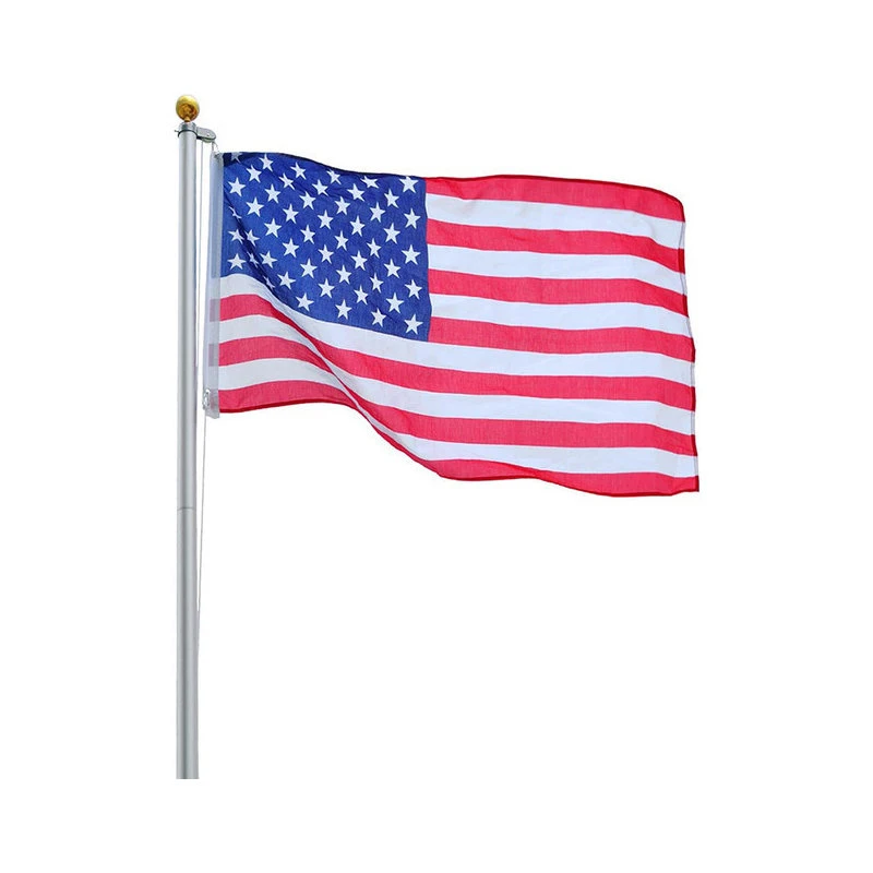 Yescom 6.5' Flagpole Telescopic Aluminum Kit 3 Yescom 6.5' Flagpole Telescopic Aluminum Kit