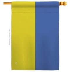 Americana Home & Garden Ukraine Of The World Nationality House Flag