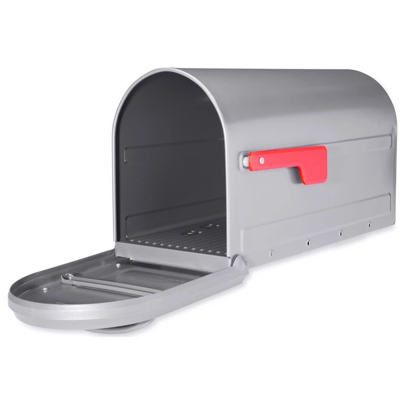 Architectural Mailboxes 7900-2-R Mapleton Post Mount Mailbox - Graphite 7 Architectural Mailboxes 7900-2-R Mapleton Post Mount Mailbox - Graphite - Image 5