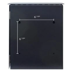 Qualarc/Winfield Vista Locking Mailbox, Black/Gray 9 Qualarc/Winfield Vista Locking Mailbox, Black/Gray -Mayne Store 6041c3100b7893af 8783 w800 h800 b1 p0