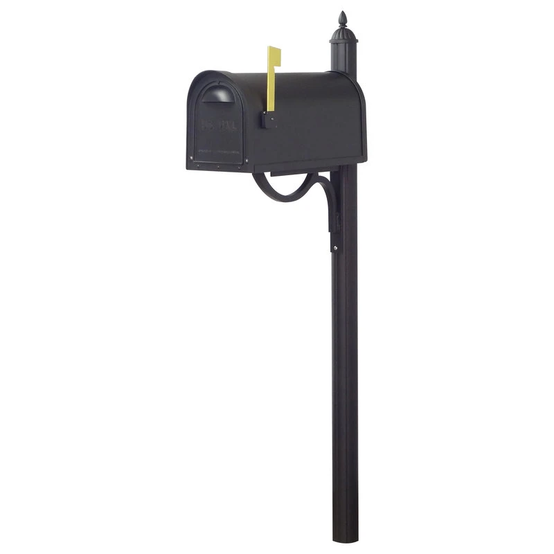Special Lite Products Company Classic Curbside Mailbox With Richland Mailbox Post 4 Special Lite Products Company Classic Curbside Mailbox With Richland Mailbox Post - Image 2