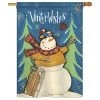 Breeze Decor Winter Wishes Snowman, Seasonal Decorative House Flag 28"x40" 1 Breeze Decor Winter Wishes Snowman, Seasonal Decorative House Flag 28"x40" -Mayne Store 68b134d40c34e8a7 5854 w800 h800 b1 p0