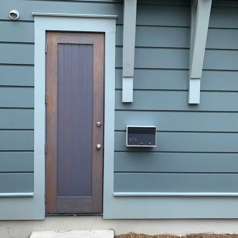 TedStuff RetroBox Locking Modern Wall Mounted Mailbox, In Arctic White & Aqua 7 TedStuff RetroBox Locking Modern Wall Mounted Mailbox, In Arctic White & Aqua - Image 5