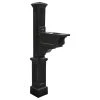 Mayne - Outdoor Products Of Distinction 8"W X 26"D X 56"H Dover Mailbox Post, Black -Mayne Store 69712df90b1e968e 8739 w800 h800 b1 p0