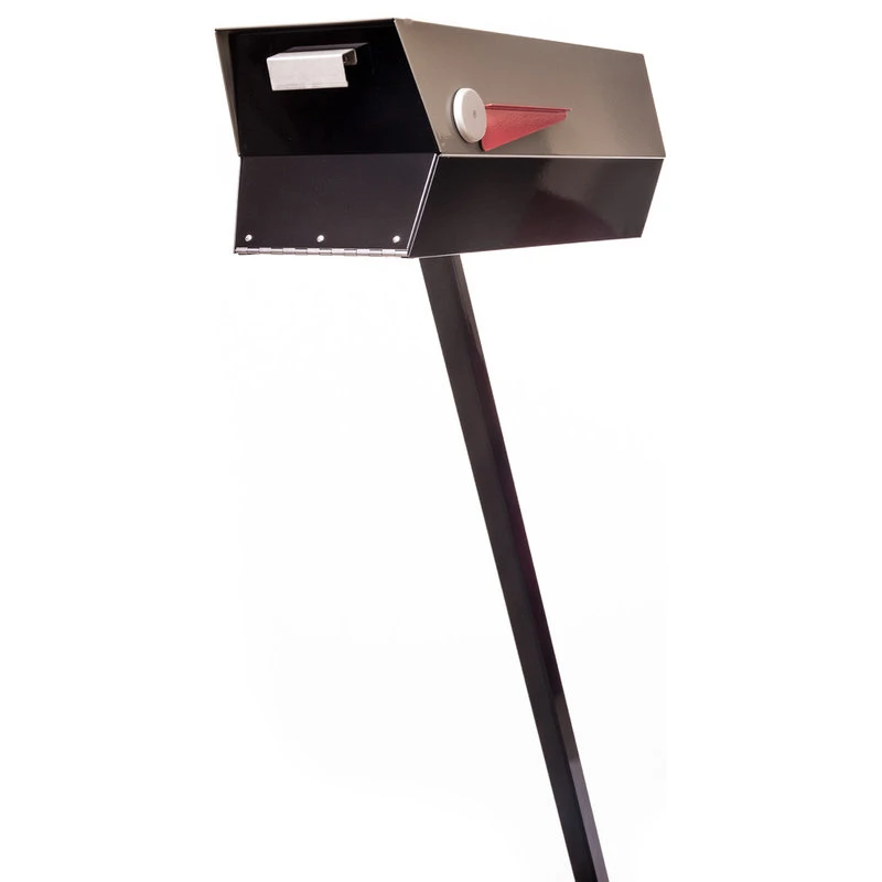 Modbox USA, Inc. ModboxUSA Mid-Century Modern Curbside Mailbox | Two Tone, Eucalyptus And Black 4 Modbox USA, Inc. ModboxUSA Mid-Century Modern Curbside Mailbox | Two Tone, Eucalyptus And Black - Image 2