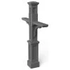 Mayne - Outdoor Products Of Distinction Mayne Newport Plus Double Traditional Plastic Mail Post In Graphite Gray 2 Mayne - Outdoor Products Of Distinction Mayne Newport Plus Double Traditional Plastic Mail Post In Graphite Gray -Mayne Store 6e814a58005c4544 7983 w800 h800 b1 p0