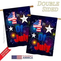 Breeze Decor Fireworks July 4th Americana, Seasonal Fourth Of July House Flag 28"x40" 8 Breeze Decor Fireworks July 4th Americana, Seasonal Fourth Of July House Flag 28"x40" -Mayne Store 710184920c34e871 5851 w800 h800 b1 p0